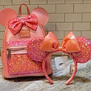 Loungefly Disneyland Paris Ariel Grotto Coral set